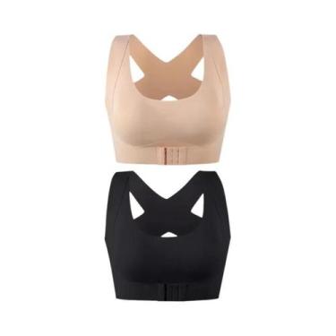 Imagem de Sutiã Esportivo Feminino Com Correção De Postura E Efeito Push-Up, Sem