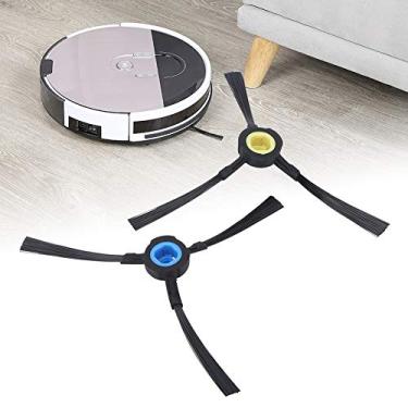 Imagem de 2PCS Acessório de substituição escova lateral para aspirador robô A9 a7 v8S X750 X800 X787 X785 ABS Cerdas macias Limpe cantos e bordas