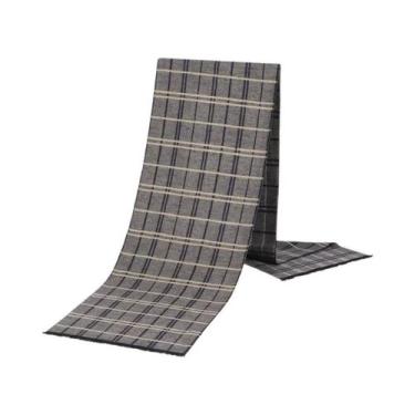 Imagem de Cachecol Masculino De Inverno Com Estampa Xadrez E Paisley, Imitação D