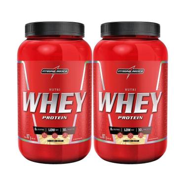 Imagem de Kit 2X Nutri Whey Protein - 907g Cookies And Cream - IntegralMédica-Masculino