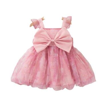 Imagem de Vestido Estilo Princesa Para Meninas De 9 Meses a 4 Anos, Roupas Infan