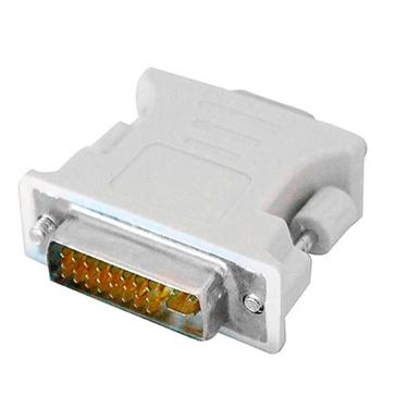 Imagem de Kit c/ 10 Adaptador DVI-I 24+5 (Macho)xVGA(Fêmea) Branco