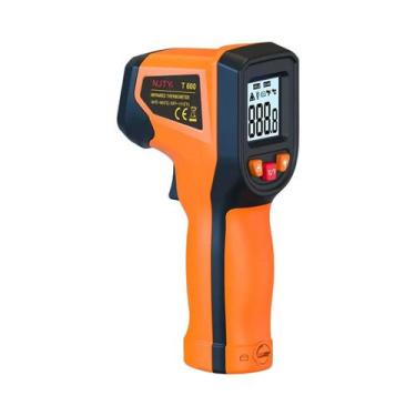 Imagem de Termômetro Infravermelho Sem Contato Portátil Com Laser 600 graus Pirô