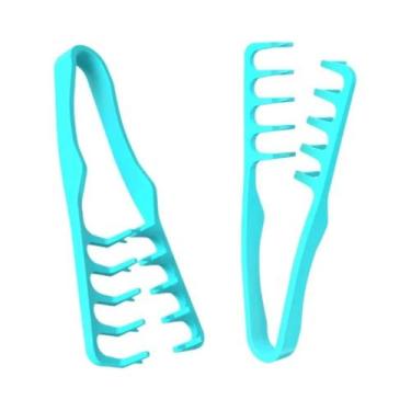 Imagem de Pente De Cabelo Masculino Volumizador Com Dentes Largos, Ferramenta Pa