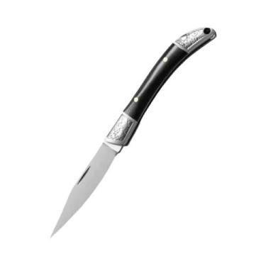 Imagem de Canivete Dobrável Multifuncional De Aço Inoxidável Com Cabo De Madeira