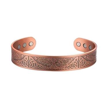 Imagem de Pulseira Magnética De Energia Vintage Em Cobre Antigo, Estilo Europeu-