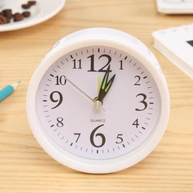 Imagem de Despertadores redondos e quadrados.(Branco Redondo)
