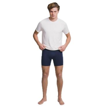 Imagem de Cueca Boxer Performance Simples Masculino Azul Marinho G