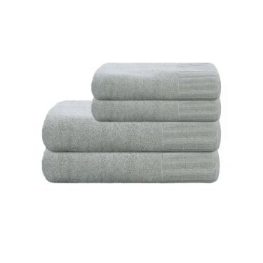 Imagem de Jogo de Toalhas 4 Peças Banhão Velour 500g Camesa, Limestone