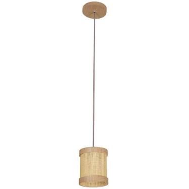 Imagem de Pendente Muller Straw Mini Natural G9 Led 1 Lâmpada 2501NA - Luminária