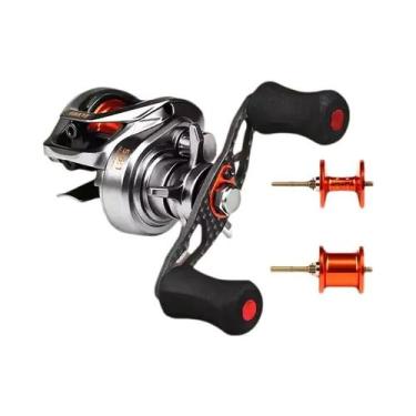 Imagem de Carretilha Ultra Mini Portátil Cayden Sprite Micro Bait Reel 2ª Geraçã