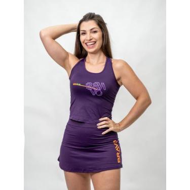 Imagem de Regata Dry Cool Feminina Vector Roxa - Bravo, GG