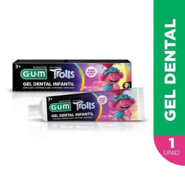 Imagem de Pasta de Dente Infantil TROLLS 50G GUM - Sunstar