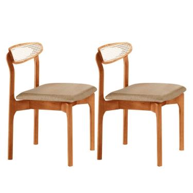 Imagem de Conjunto com 2 Cadeira de Jantar Noronha Premium Moderna Mobilia