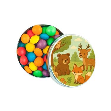 Imagem de Latinha Lembrancinha Personalizada Animais da Floresta