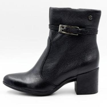 Imagem de Bota Bottero Cano Curto com Fivela Salto Médio Feminina-Feminino