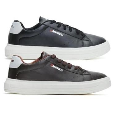 Imagem de Kit 2 Tênis Casual Masculino Moderno Estiloso Cano Baixo-Masculino