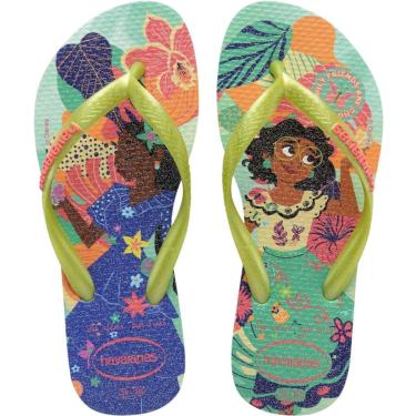 Imagem de Chinelo Dedo Infantil Menina Casual Dia a Dia Praia Passeio com Glitter Havaianas Slim Princess-Feminino