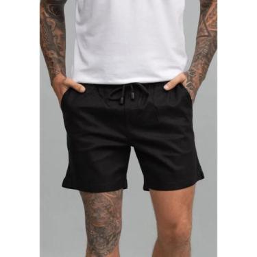 Imagem de Short Linho - RED FEATHER, XGG, Preto