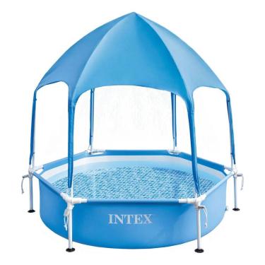 Imagem de Piscina Estrutural Com Cobertura 700l 203x173x89cm - Intex