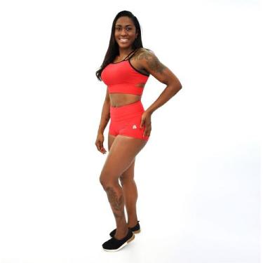 Imagem de Short Sunquini Suplex Básico Feminino - Insanity, G, Vermelho