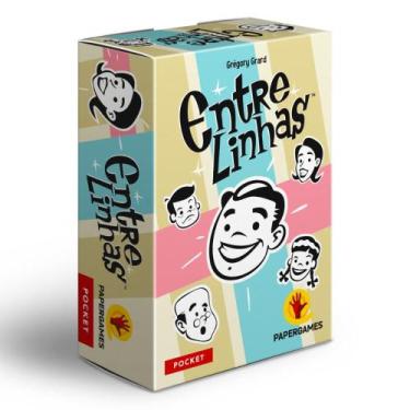 Imagem de Jogo Cartas Entre Linhas Pocket PaperGames Cooperativo