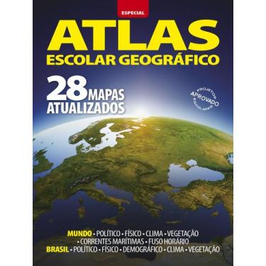 Imagem de Livro - Atlas escolar geográfico - Especial - 28 mapas atualizados
