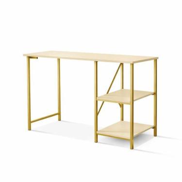 Imagem de Escrivaninha Mesa Office Estudo Estilo Industrial 110cm KLM Móveis, Do