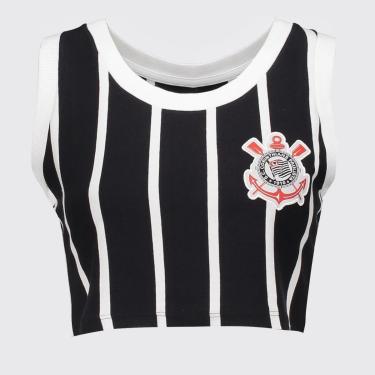 Imagem de Cropped Corinthians  Bordado Feminino-Feminino