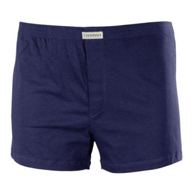 Imagem de Cueca Samba-Canção Malha em Algodão Candisani 8080, Azul marinho, G