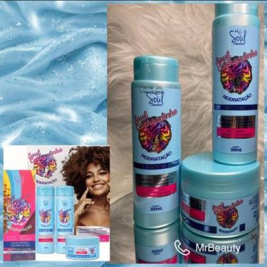 Imagem de Kit Soul Cosméticos Cacheadinha Reidratação+Spray modelador To de Cach