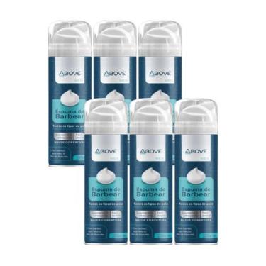 Imagem de Kit Espuma de Barbear Above Fácil Deslize 200ml C/06