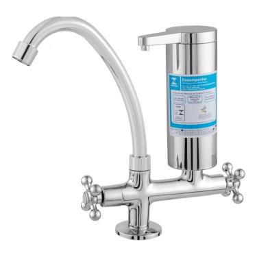 Imagem de Torneira de Cozinha de Mesa com Filtro em Abs 1/4vt 2178 C33 Metrox Lite Cromado