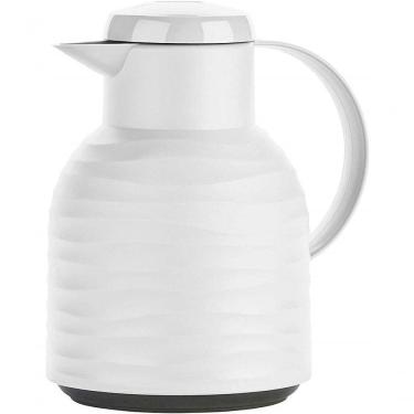 Imagem de Garrafa Térmica Samba Wave 1 Litro Emsa Branca