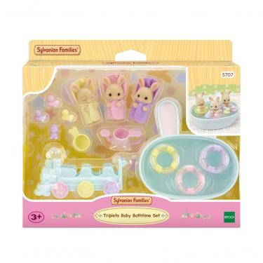 Imagem de Sylvanian Families - Conjunto Hora Do Banho Trigêmeos - Epoch