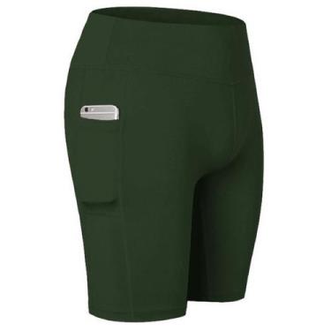 Imagem de Bermuda Fitness Bolso Lateral Academia Dry Cintura Média Unissex - - D