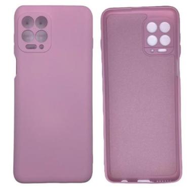 Imagem de Capa Capinha Case Motorola Moto G100 Silicone Aveludada Protege Câmera
