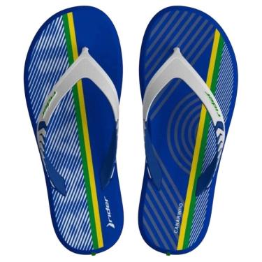 Imagem de Chinelo Infantil Menino Resistente Leve Rider Kids R1 Nações