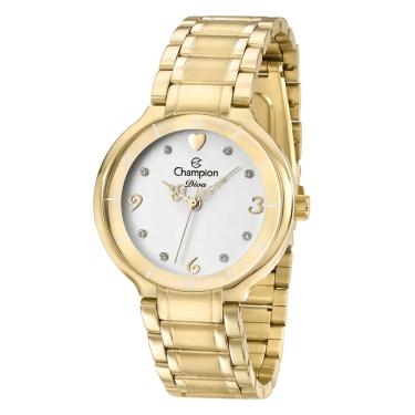 Imagem de Relógio CHAMPION feminino dourado analogico quartz CN29696H