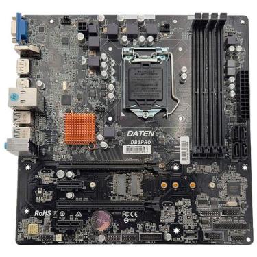 Imagem de Placa Mãe DATEN DB3PRO, Chipset B360, LGA1151, DDR4, VGA, HDMI e Displ