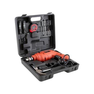 Imagem de Furadeira de Impacto Mondial 650W 2 Velocidades - 3/8 com Maleta 11 Pe