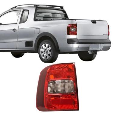 Imagem de Lanterna Traseira Saveiro G5 2009 Ate 2013 Cross Le Re Cristal Sem Neb