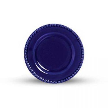 Imagem de Conjunto de Pratos para Sobremesa Scalla Bolinha, Azul, 48.2846, 6 Peç