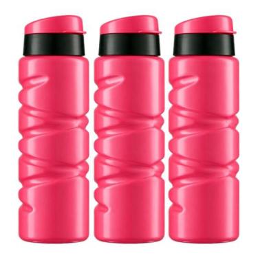 Imagem de Kit Garrafa de Água Style Fluorescente Academia Treino 750ml Garrafinh