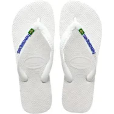 Imagem de Chinelo Havaianas Brasil Logo Branco tam.39/40