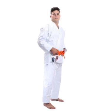 Imagem de Kimono Judô Trançado Plus Adulto Branco Torah, Branco, A1, Unissex
