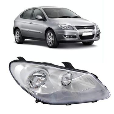 Imagem de Farol lado direito chery cielo 2008 a 2013 - MOTORS VANS