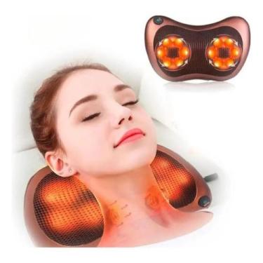 Imagem de Massageador Shiatsu Care Home Almofada Pescoço E Lombar Preto 127/220v