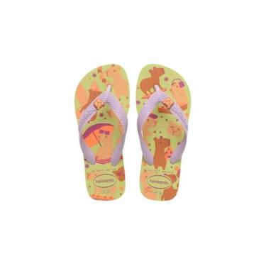 Imagem de Chinelo Infantil Fantasy Havaianas 021370, Lilás, 32