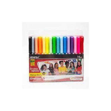 Imagem de Marca Texto 16 Cores NewPen Youtubers Collection - NEWPEN(2647)